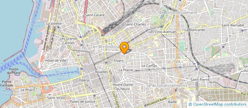 localisation de l'entreprise LES MIMOSAS à MARSEILLE
