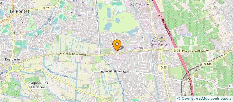 localisation de l'entreprise LES MIMOSAS  VEDENE