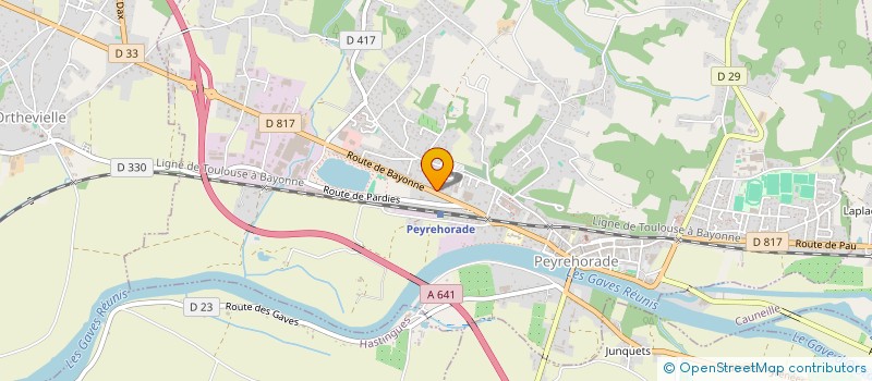 localisation de l'entreprise LES MIMOSAS  PEYREHORADE