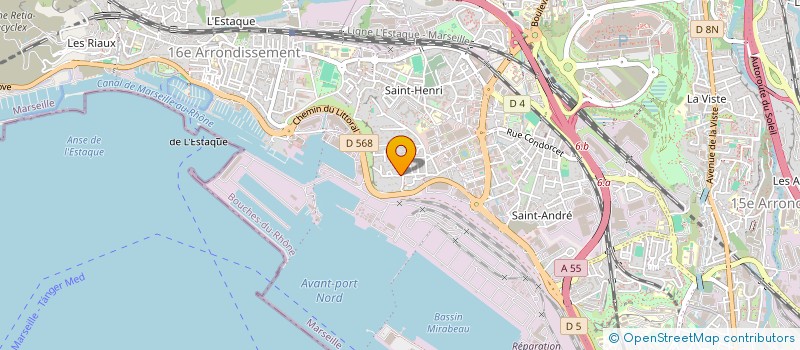 localisation de l'entreprise LES MIMOSAS à MARSEILLE