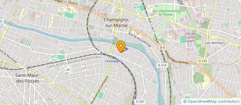 localisation de l'entreprise LES MIMOSAS à SAINT-MAUR-DES-FOSSES