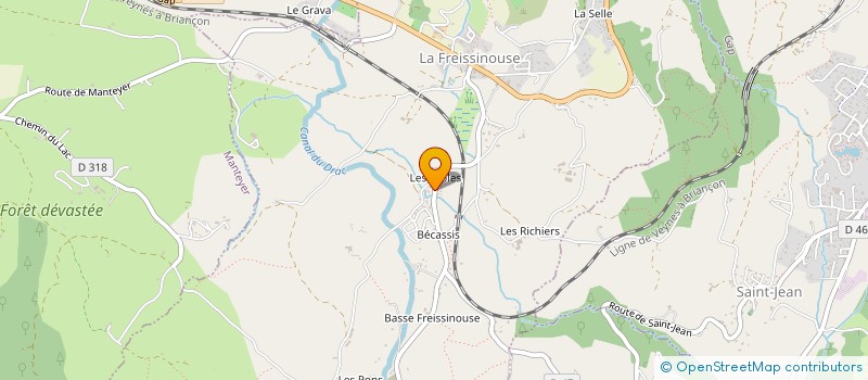 localisation de l'entreprise LES MIMOSAS à LA ROCHETTE