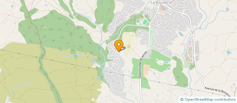 localisation de l'entreprise LES MIMOSAS  ROQUEBRUNE-SUR-ARGENS