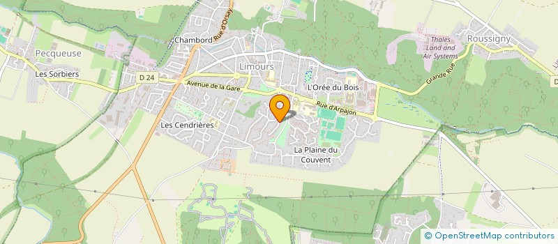 localisation de l'entreprise LES MIMOSAS  LIMOURS