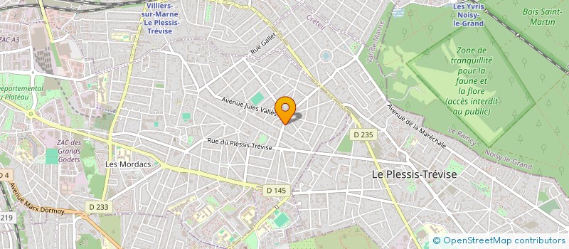 localisation de l'entreprise LES MIMOSAS  CHAMPIGNY-SUR-MARNE