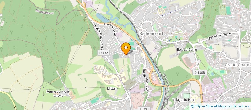 localisation de l'entreprise LES MIMOSAS  BETHONCOURT