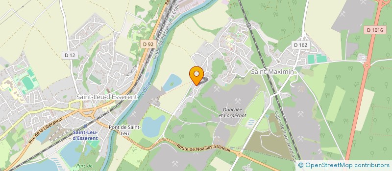 localisation de l'entreprise LES MIMOSAS  SAINT-MAXIMIN