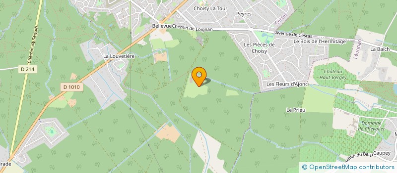 localisation de l'entreprise LES MIMOSAS  CESTAS