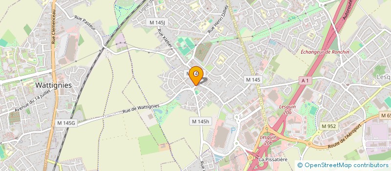 localisation de l'entreprise LES MIMOSAS  FACHES-THUMESNIL