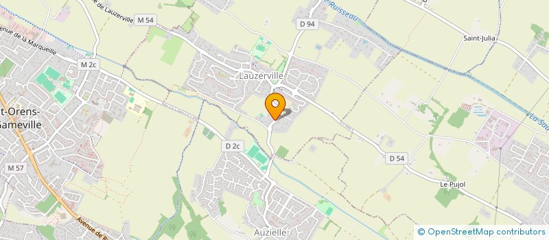 localisation de l'entreprise LES MIMOSAS  LAUZERVILLE