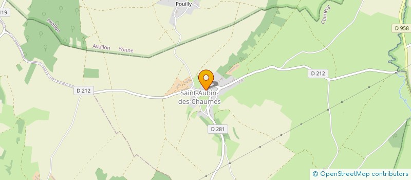 localisation de l'entreprise LES MIMOSAS  SAINT-AUBIN-DES-CHAUMES