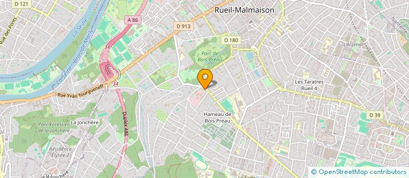 localisation de l'entreprise LES MIMOSAS D'ALORS à RUEIL-MALMAISON