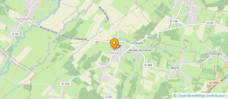 localisation de l'entreprise LES MIMOSAS D'AUVERGNE  TRENAL