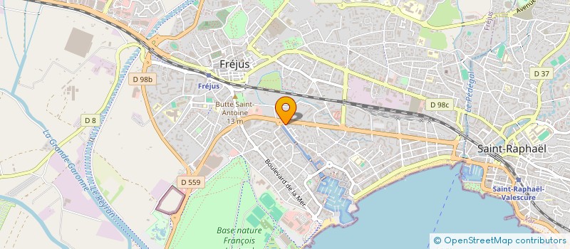 localisation de l'entreprise LES MIMOSAS GESTION à FREJUS