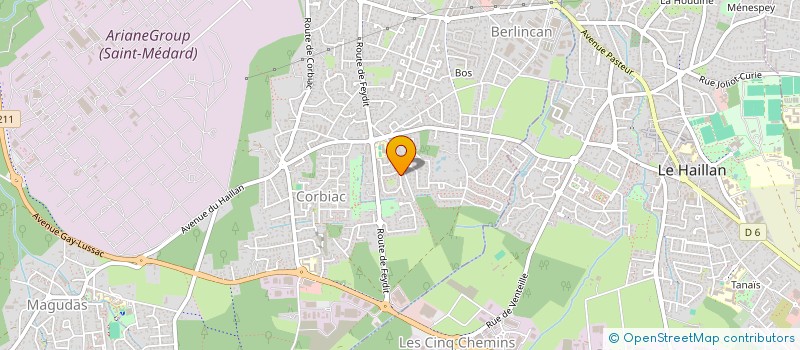 localisation de l'entreprise LES MIMOUCHES  SAINT-MEDARD-EN-JALLES