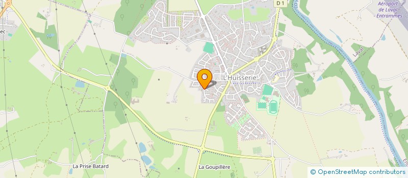 localisation de l'entreprise LES MIMOUNES à L'HUISSERIE