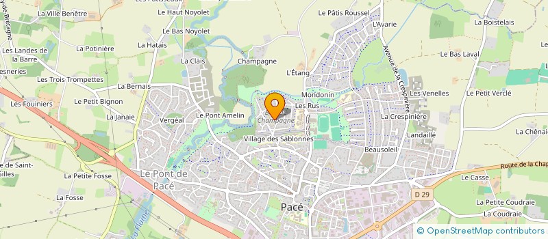 localisation de l'entreprise LES MINAHOUETS à PACE