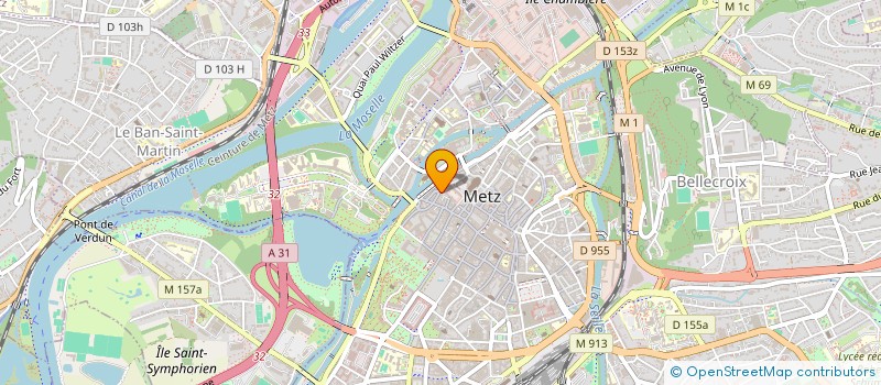 localisation de l'entreprise LES MINES à METZ
