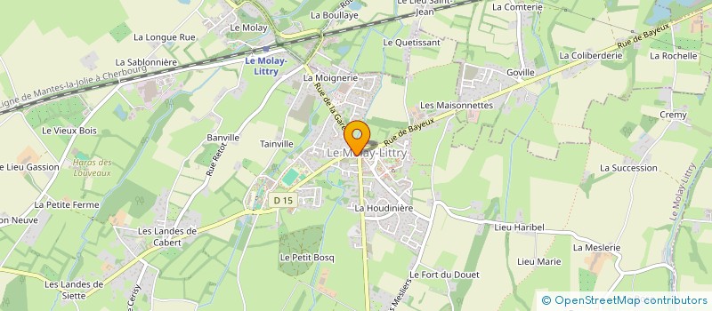 localisation de l'entreprise LES MINES D'EN RIRE  LE MOLAY-LITTRY
