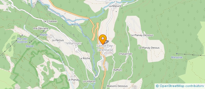 localisation de l'entreprise LES MINEUREUSES  VILLAROGER