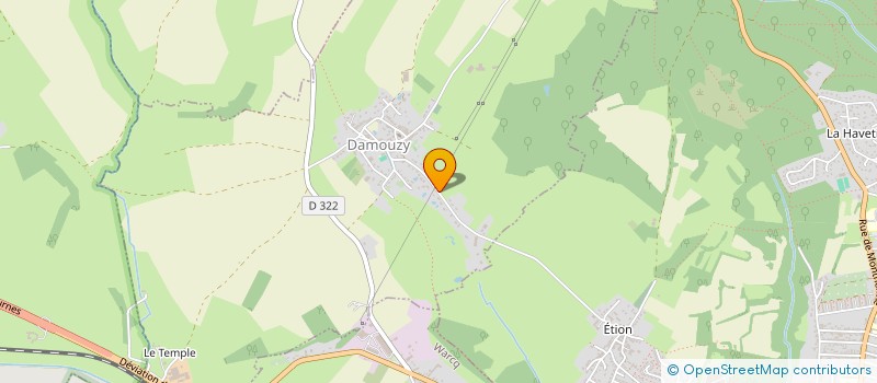 localisation de l'entreprise LES MINGES  DAMOUZY