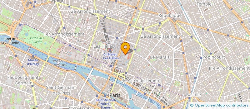 localisation de l'entreprise LES MINGOTS  PARIS