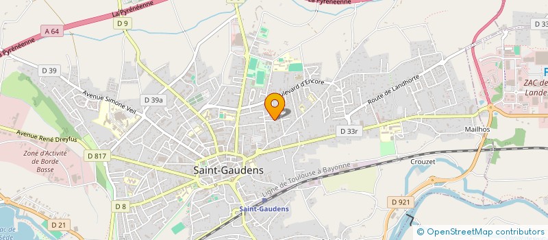 localisation de l'entreprise LES MINI BEAUX ARTS à SAINT-GAUDENS