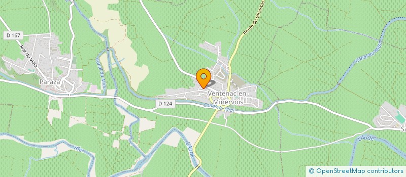 localisation de l'entreprise LES MINI LECTEURS  VENTENAC EN MINERVOIS