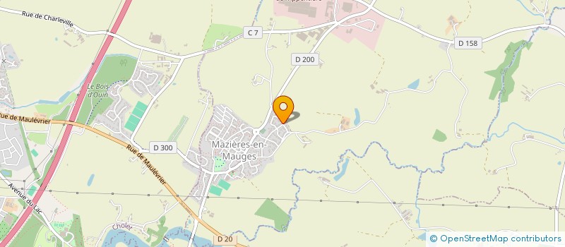 localisation de l'entreprise LES MINI - POUCES à MAZIERES-EN-MAUGES
