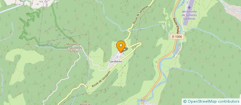 localisation de l'entreprise LES MINI POUSS' à VAL-CENIS