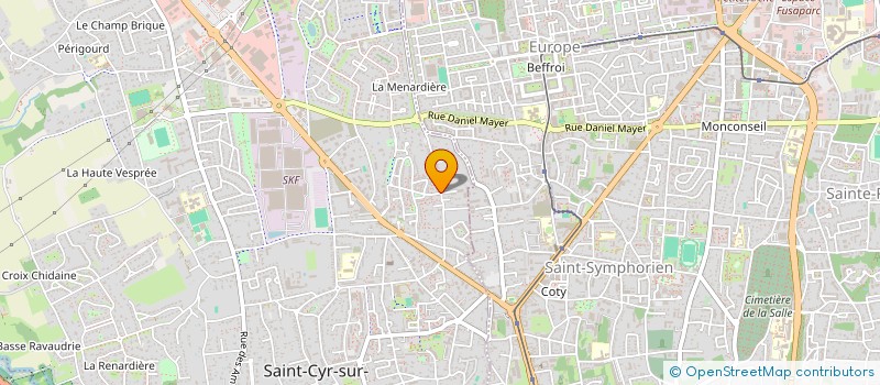localisation de l'entreprise LES MINI VERSEAUX  SAINT-CYR-SUR-LOIRE