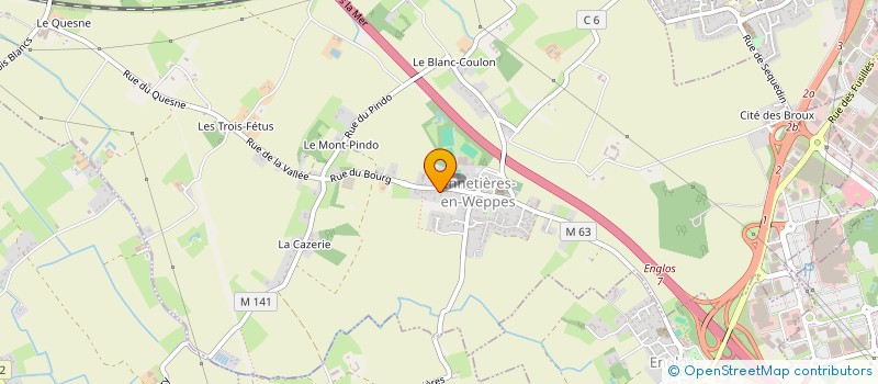 localisation de l'entreprise LES MINIDOUX  ENNETIERES-EN-WEPPES