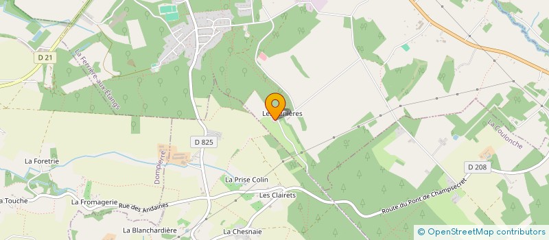 localisation de l'entreprise LES MINIERES à LA FERRIERE-AUX-ETANGS