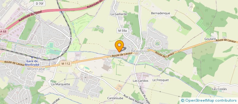 localisation de l'entreprise LES MINIONS  BEAUPUY