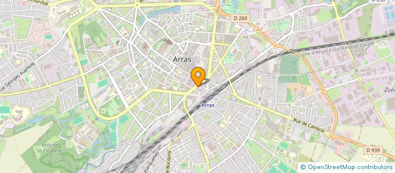 localisation de l'entreprise LES MINIS à ARRAS