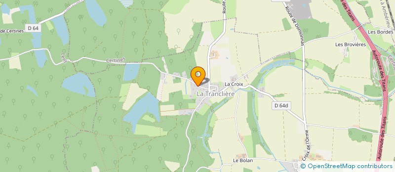 localisation de l'entreprise LES MINIS  LA TRANCLIERE