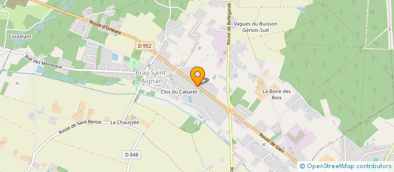 localisation de l'entreprise LES MINIS' à BRAY-SAINT-AIGNAN