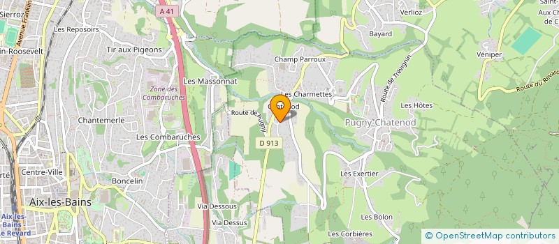 localisation de l'entreprise LES MINIS  PUGNY-CHATENOD