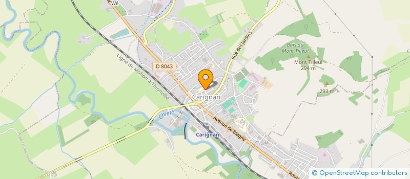 localisation de l'entreprise LES MINIS BOLIDES YVOISIENS  CARIGNAN