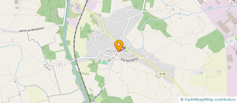 localisation de l'entreprise LES MINIS CHATONS MONTBARTIER  MONTBARTIER