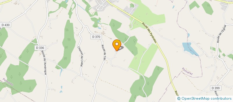 localisation de l'entreprise LES MINIS LOUPS  POMAREZ