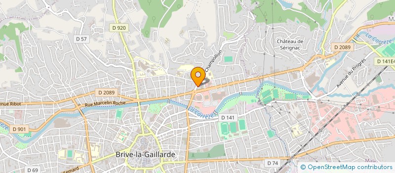 localisation de l'entreprise LES MINIS NOUS à BRIVE-LA-GAILLARDE