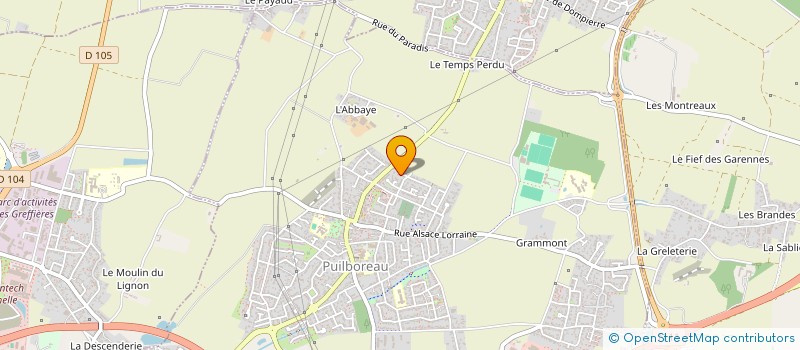 localisation de l'entreprise LES MINIS POUCES MAISON D'ASSISTANTES MATERNELLES à PUILBOREAU