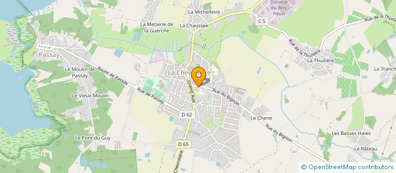 localisation de l'entreprise LES MINIS POUSSENT  LA CHEVROLIERE