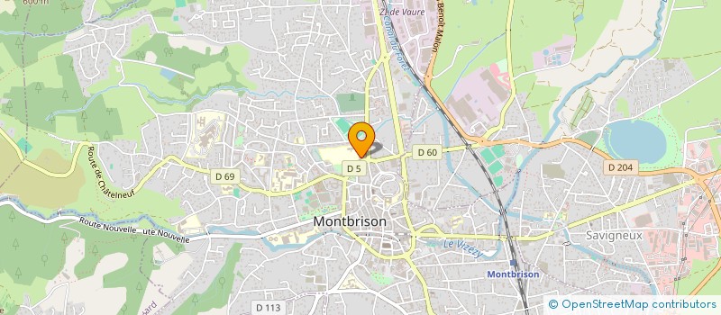 localisation de l'entreprise LES MINIS POUSSENT à MONTBRISON