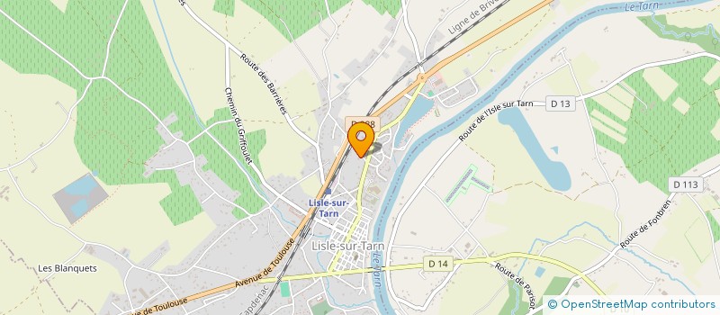 localisation de l'entreprise LES MINIS POUSSENT à LISLE-SUR-TARN