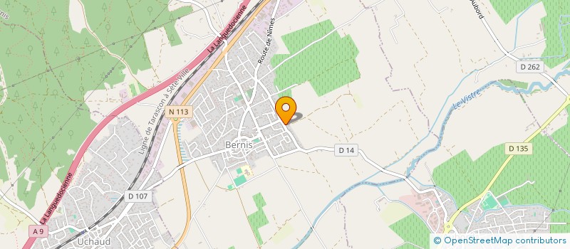 localisation de l'entreprise LES MINIS POUSSES DE BERNIS ASSOC D'ASSISTANTES MATERNELLES AGREES  BERNIS