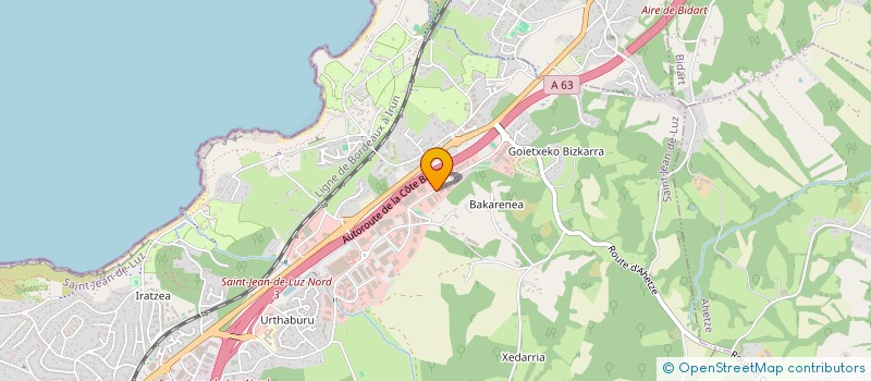 localisation de l'entreprise LES MINIS PUCES à SAINT-JEAN-DE-LUZ