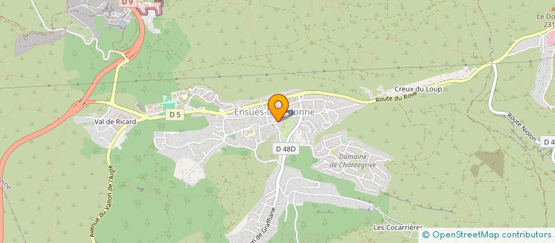 localisation de l'entreprise LES MINOTS  ENSUES-LA-REDONNE