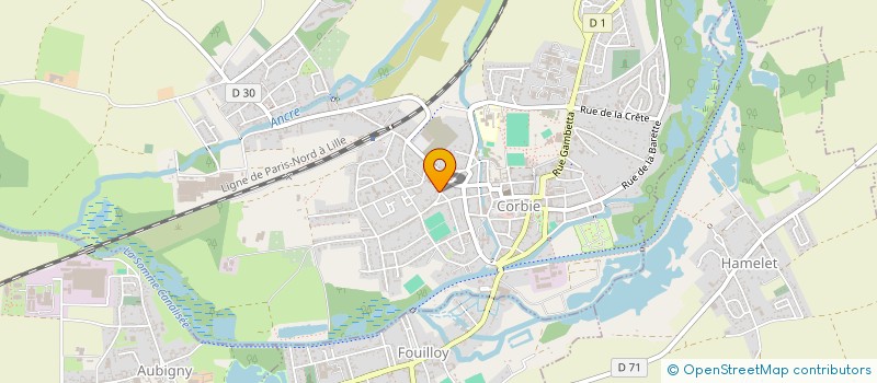localisation de l'entreprise LES MINOTS  CORBIE